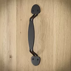 1x Maniglia porta scorrevole Barn Door Hardware in metallo nero