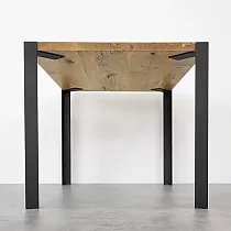 Dëschbeen &amp;amp;quot;Angle&amp;amp;quot; – flaach Stolstangen 7x70x70mm, Héicht 71-75 cm, Set vun 4 Stéck.