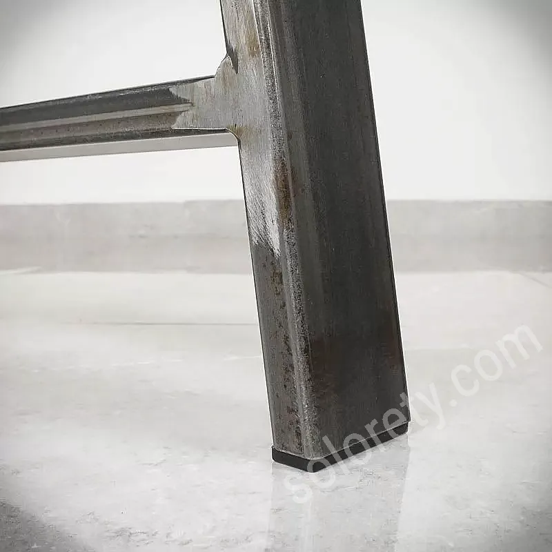 Fayelong Set van 2 stalen tafelpoten met X-frame - 70 cm x 60 cm zware meubelpoten voor eetkamer, bank, computerbureau, salontafel - DIY Industrial