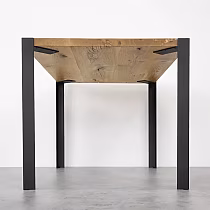 Pernas de mesa &amp;amp;quot;Angle&amp;amp;quot; – barras de aço planas 6x60x60mm, altura 71cm para mesa de 75 cm de altura, conjunto de 4 unid.