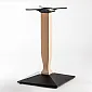 Base de mesa de centro metal-madeira, 43x43x72cm, 18 kg